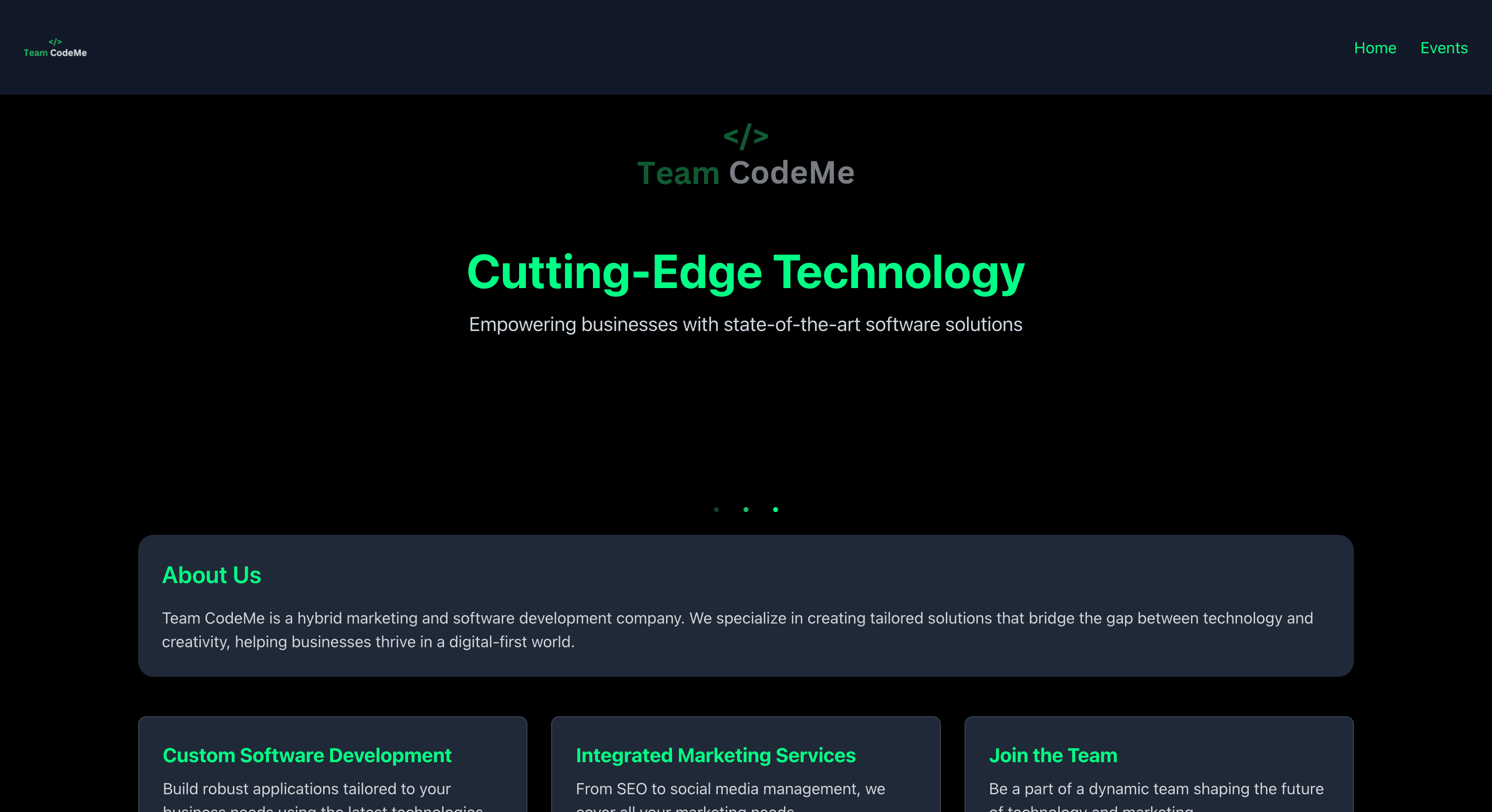 Team Codeme Platform